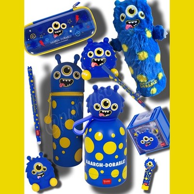 Legami Monster Kollektion Federmäppchen, Thermosflasche, Cube u.v.m. Kawaii