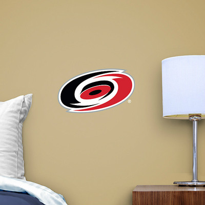 Carolina Hurricanes 33cmx17.8cm Team Logo NHL Mate Fathead / Plakat Wand