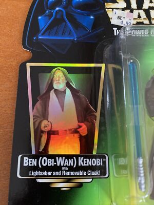 1995 Kenner STAR WARS The Power Of The Force BEN (OBI-WAN) KENOBI