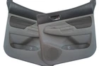 Front Insert Door Panel Cover Leather for Toyota Tacoma 2005-2015 Gray