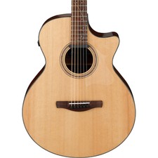 Ibanez Ae275bt Baritone Acoustic Electric Guitar, Natural Low Gloss