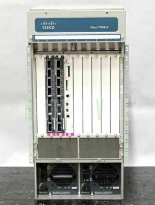 CISCO7609-S + 2x FAN + 2x WS-CAC-3000W + 2x WS-X6708-10G-3C + RSP720-3CXL-GE