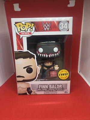 Funko Pop! Vinyl: WWE  Finn Balor Masked Chase 34 With Protector slight Damage