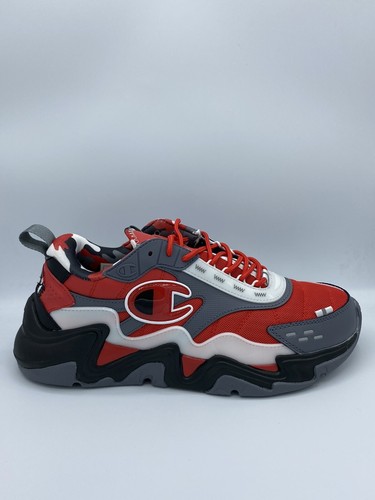 Champion Hyper C Flood Scarlet / Grey / Black Men's Sneakers