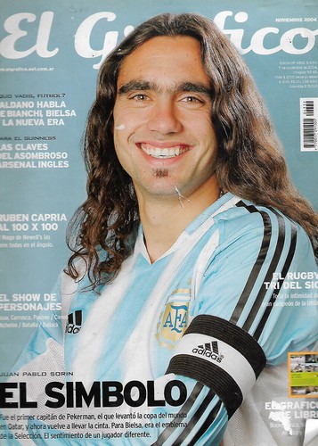 Juan Pablo Sorin Argentina Team El Grafico 4332 Magazine Argentina 04 Ebay