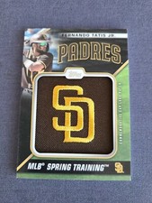 2021 TOPPS SERIES 1 FERNANDO TATIS JR SPRING TRAINING CAP LOGO PATCH #’d /299