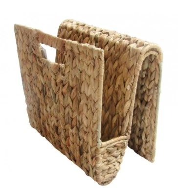 Zeitungsständer Ständer  Zeitschriften Organizer Halter Wasserhyazinthe Natur  - Bild 1 von 3