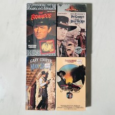 Westerns - VHS - Lot of 4 - Frisco Kid - Bravados - Man of The West - More - ME