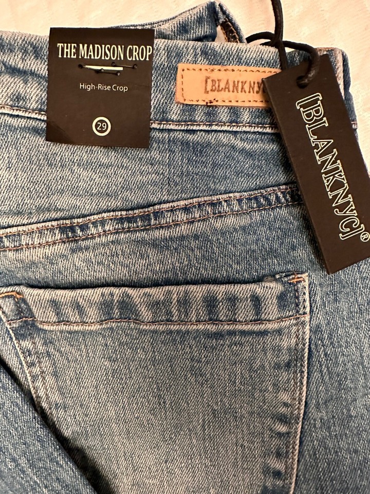[BLANKNYC] Women's Madison Crop Jeans – Stylish, Relaxed, High-Rise Cropped Pants For Casual Wear - View #8