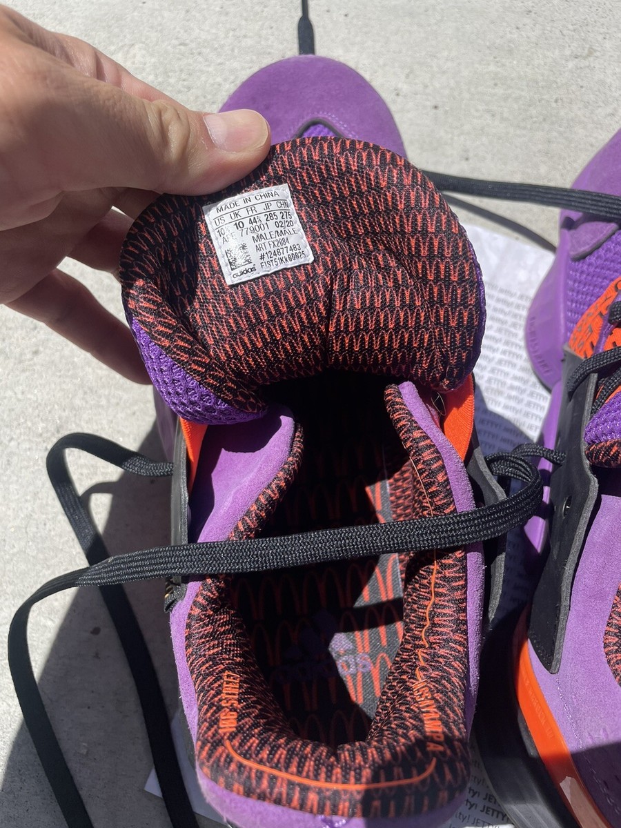 FX2084 Adidas Men's Harden Vol. 4 GCA - McDonalds Purple Used Size