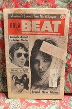 KRLA BEAT July 23, 1966 The Mama's & Papa's MAGAZINE Newspaper COMPLETE Rare USA