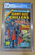 Giant-Size Chillers (Dracula) #1  June 1974  CGC 7.5