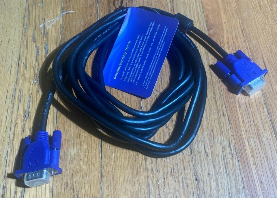 Cable Rankie VGA a VGA Mini Displayport 6 pies chapado en oro R-1340-CB Foto 2 de 3