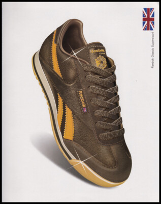 Reebok Classic Supercourt shoe print ad 