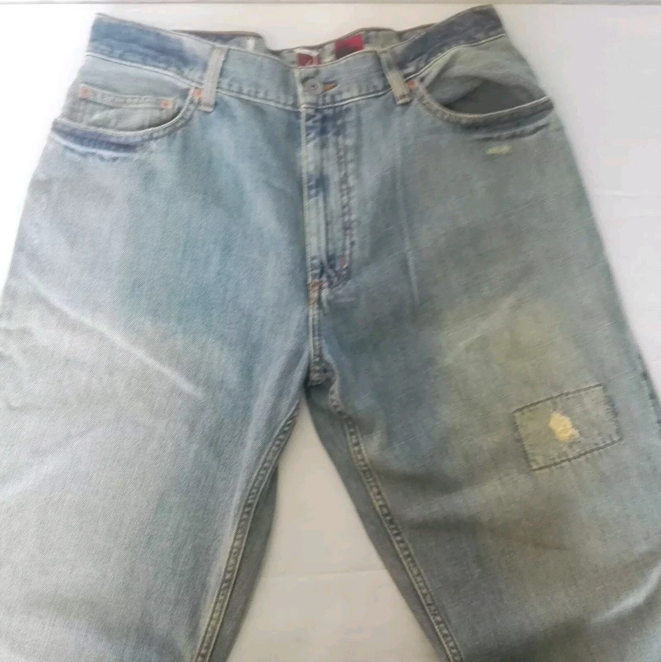 Quicksilver Jeans Mens 32W x 31L Denim Classic Faded Vintage Y2K - Image 3 of 4