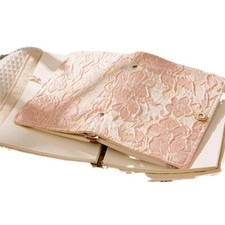 Floral Detachable Binders Notebook Diary Stationery Handbook Cute Pink A5 A6