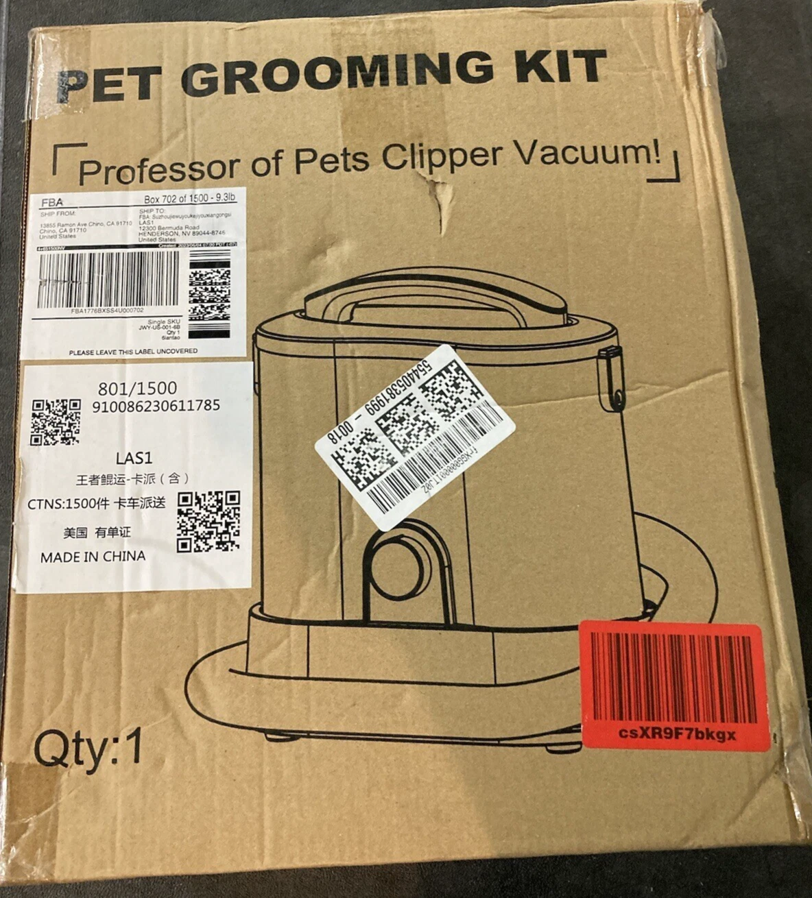 Roeoder Professional Pet Vacuum Groomer