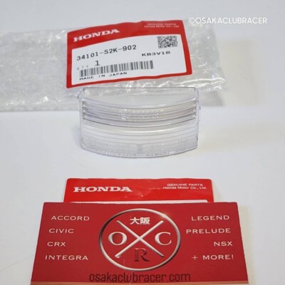 Genuine OEM Honda Acura Rear License Plate Light LENS 34101-S2K