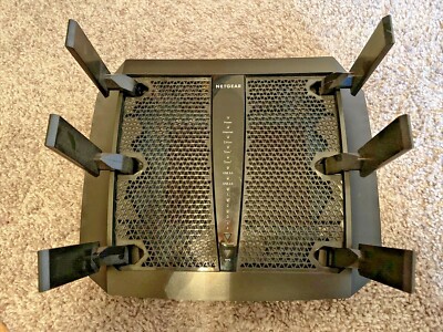 NETGEAR NIGHTHAWK X6 AC3200 TRIBAND WIFI ROUTER MODEL R8000 NEW POWER ...