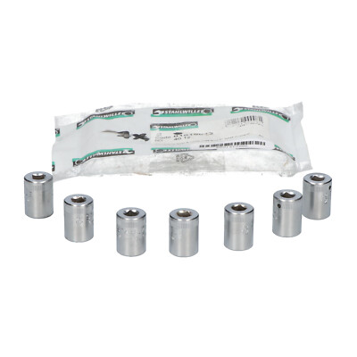 Stahlwille 01010012 Socket Wrench Bit New NFP (7pcs)