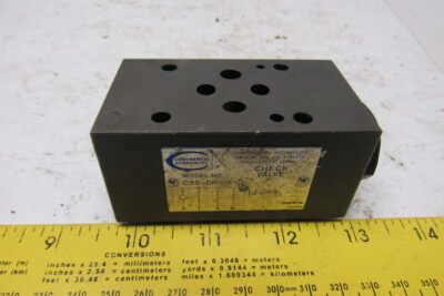 Continental Hydraulics C5S-DP-65-G Pilot Operated Check Valve Sandwich Module