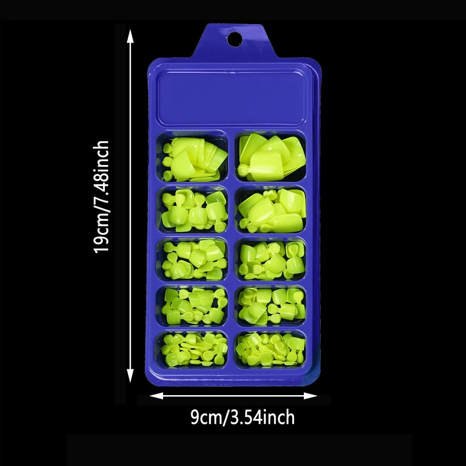 120Pcs False Toenails Full Cover Natural Acrylic Press On Fake False Toe Nails - Image 3 of 4