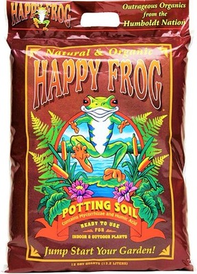 Foxfarm Happy Frog Potting Soil, 12Qt   for Indoor/Outdoor Container Plants, Imp