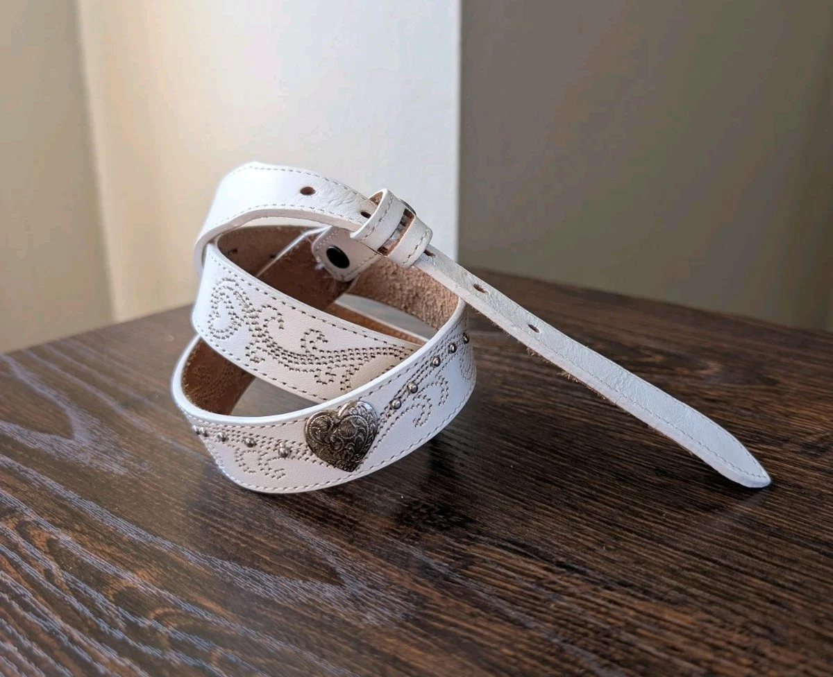 White Concho Belts for Women for sale | eBay display picture 3