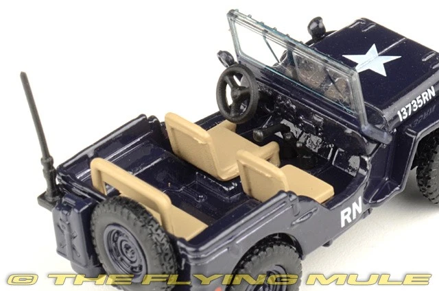 Jeep Royal Navy Oxford de metal fundido 1:76 - Imagem 3 de 4