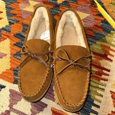 J CREW MEN S SUEDE MOCCASINS SLIPPERS SHOES SZ 9 NWT
