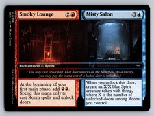 Smoky Lounge // Misty Salon 235 Duskmourn: House of Horror MTG NM Gorlei