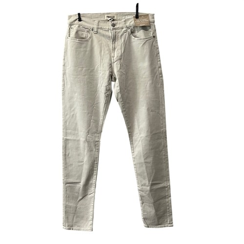 Madewell Athletic All Day Slim Pant Mens 32x34 Form Grey Beige Twill Chino NR446