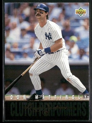Don Mattingly 1993 Upper Deck Reggie Jackson's Clutch Performers #R14