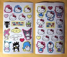 "Hello Kitty And Friends" Sticker Sheet. Lot Of 2