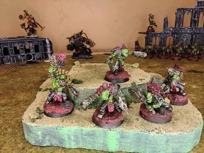 Xenos Ork Beast Snagga Boyz Warhammer 40K (5 Miniatures) Assembled & Painted