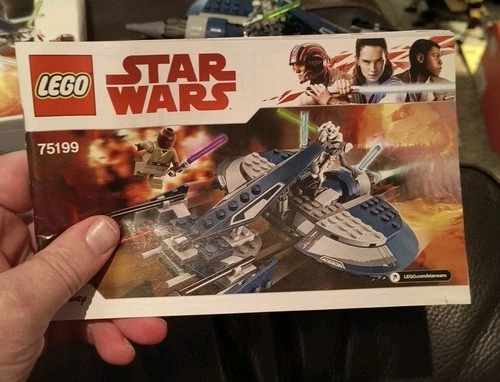 Lego Star Wars General Grievous' Combat Speeder 75199 Complete W Box And Instruc
