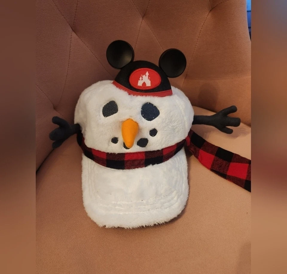 Disney Parks Light Up Holiday Snowman Hat Adult - Image 2 of 4
