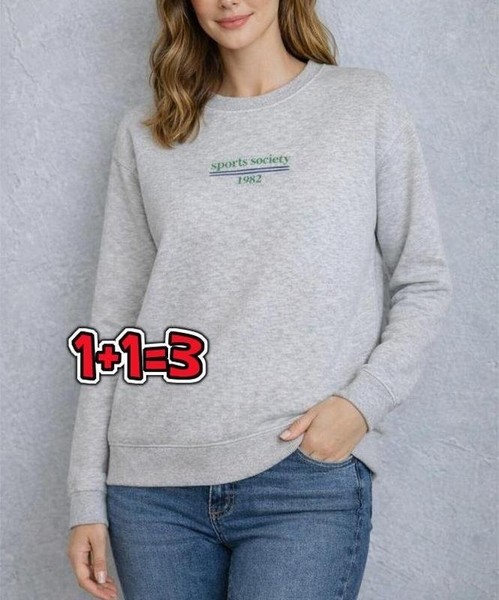 Women New Look Sweater Grey Viscose 56