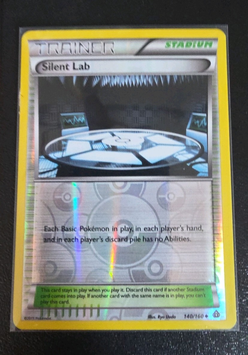 Pokémon TCG Silent Lab Primal Clash Reverse Holo Card 140/160 LP/NM