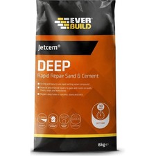 Sika 6kg Jetcem Grey Rapid Repair Deep Sand & Cement