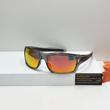 Oakley Turbine OO9263 Grey Smoke Frame Prizm Ruby Polarized Sunglasses