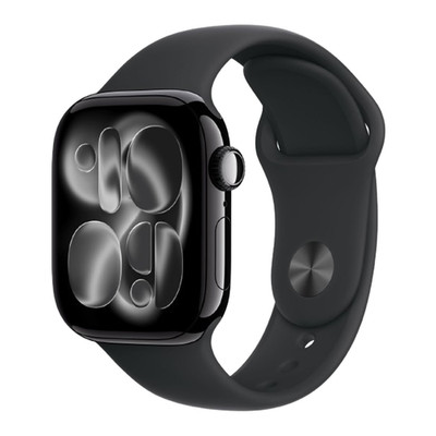 Apple Watch Series 11 42mm Jet Black Alu Black Sport Band GPS S/M