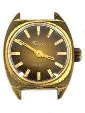 VINTAGE SWISS LADIES GOLD PLATED FELICIA WATCH 17 JEWEL FHF 69 21 MOVEMENT