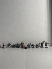 DnD Vintage Metal Painted Lot Of 10 Plus Axe And Shield