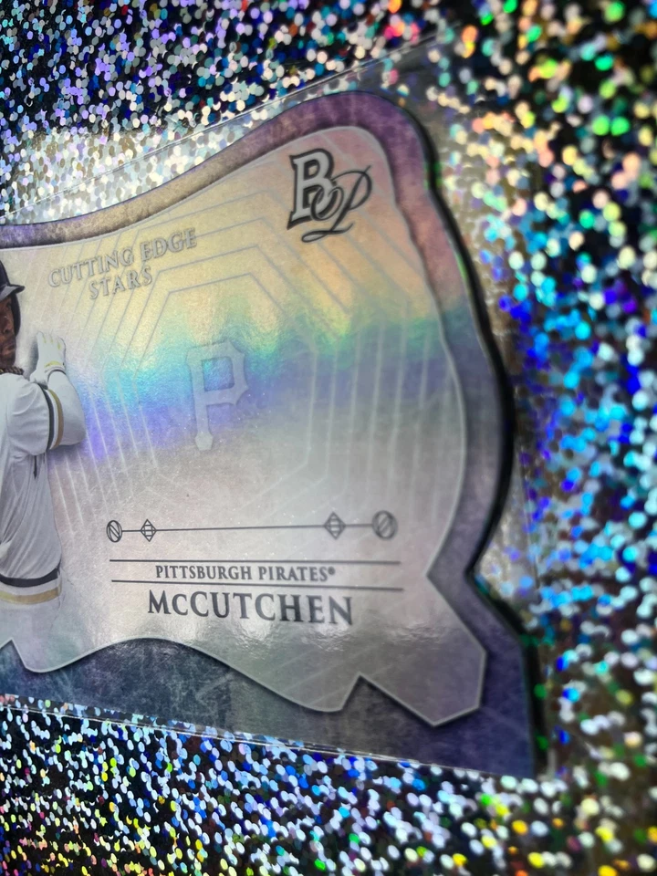 2014 Bowman Platinum Baseball Cutting Edge Stars CES-AM Andrew McCutchen - Image 3 of 4