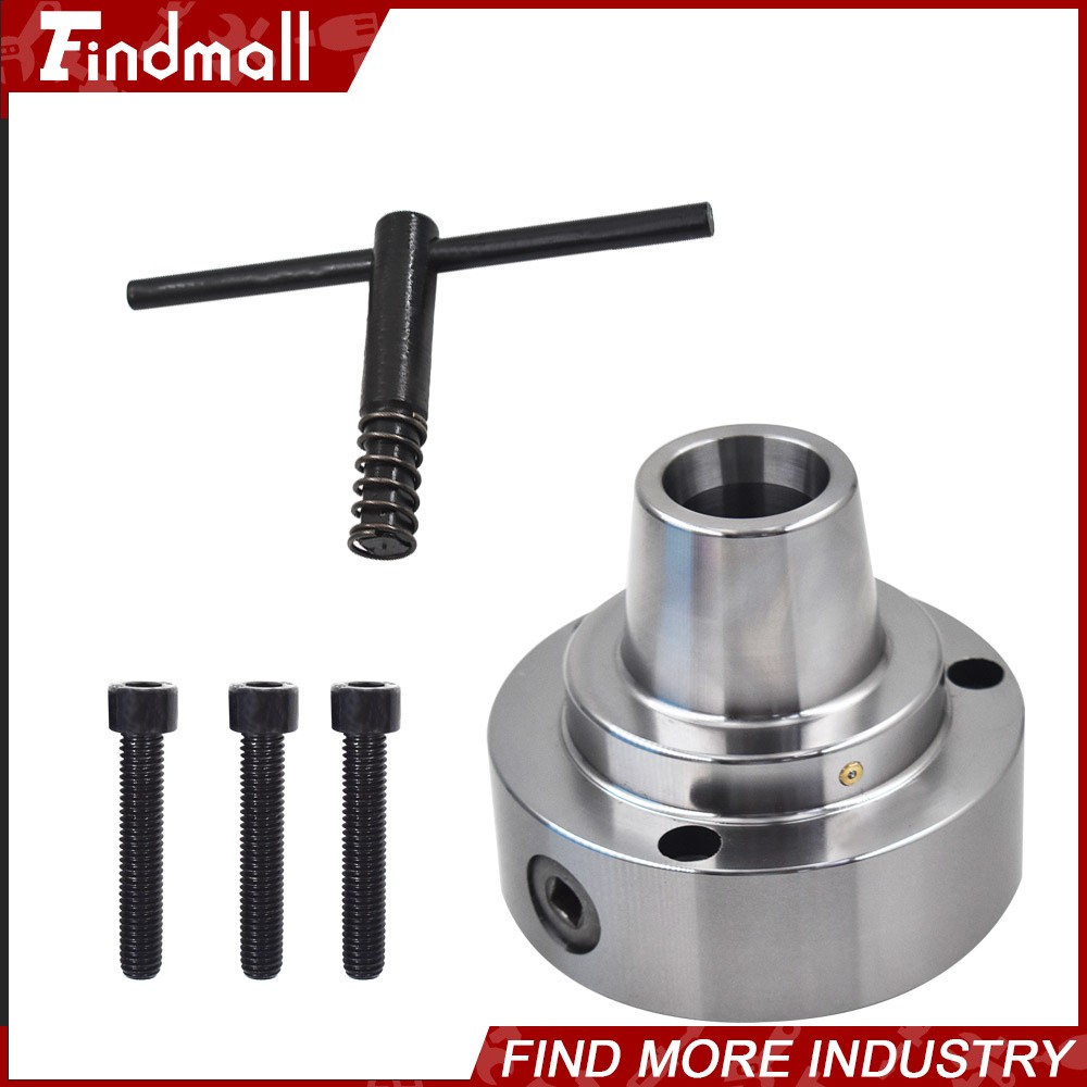 Findmall 5" 5C Collet Chuck Closer Lathe Plain Back Use 5C Collet 0.0006 TIR