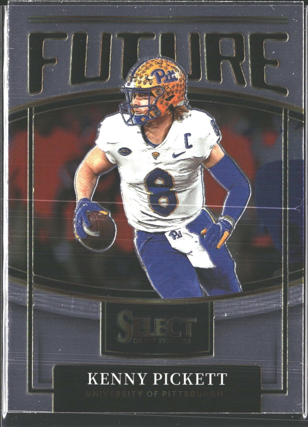 Kenny Pickett 2022 Panini Select Draft Picks #F-KP Future Pittsburgh Panthers
