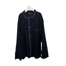 Polo Ralph Lauren Pajama Shirt Men's Polo Sleepwear Jersey Cotton Navy, M