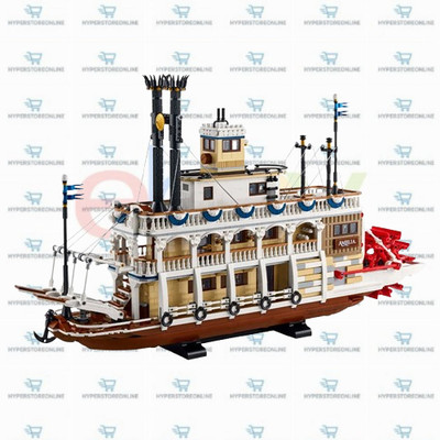 4090 Stck. Ziegel Dampfschiff Dampfschiff Spielzeug Bauen 21356