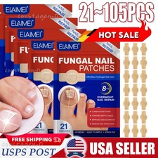 21-105Patches Fungal Nail Patches 8H Overnight Toenail Nail Repair Nail Care USA